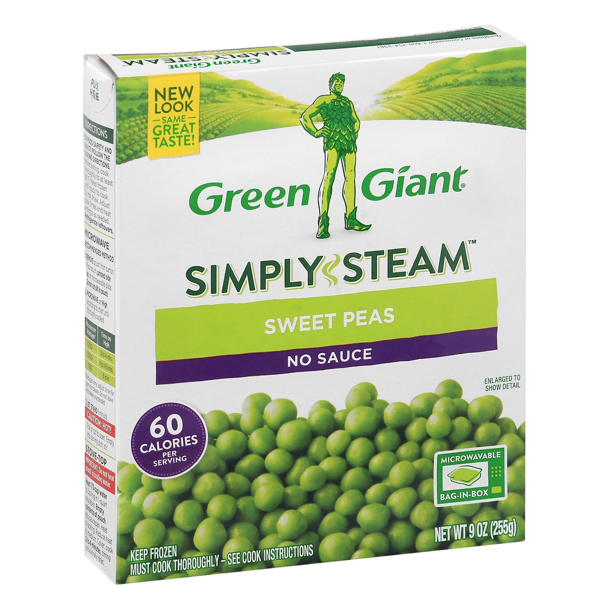 slide 8 of 11, Green Giant Simply Steam No Sauce Sweet Peas 9 oz, 9 oz