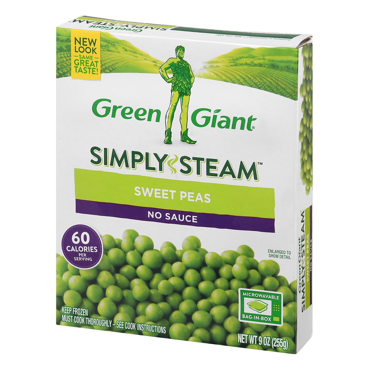 slide 4 of 11, Green Giant Simply Steam No Sauce Sweet Peas 9 oz, 9 oz