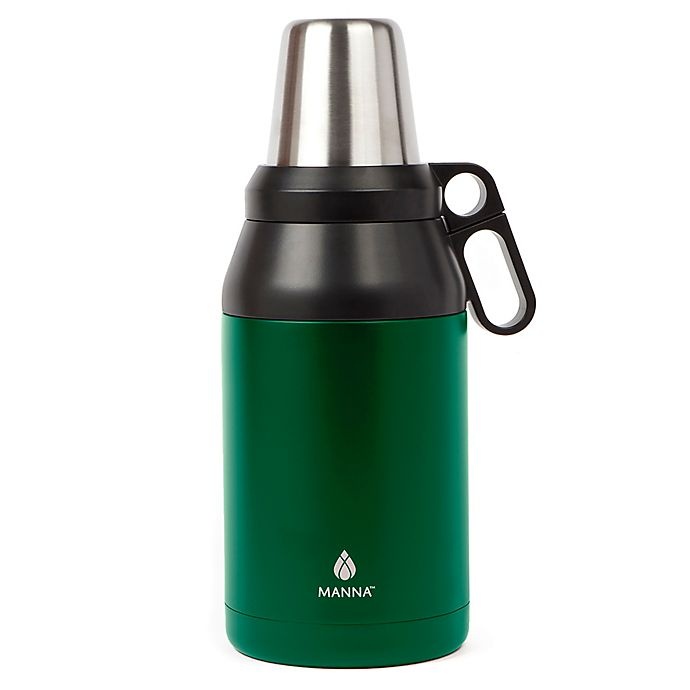 slide 1 of 1, Manna Organics Stack Growler with Detachable Cups - Green, 64 oz