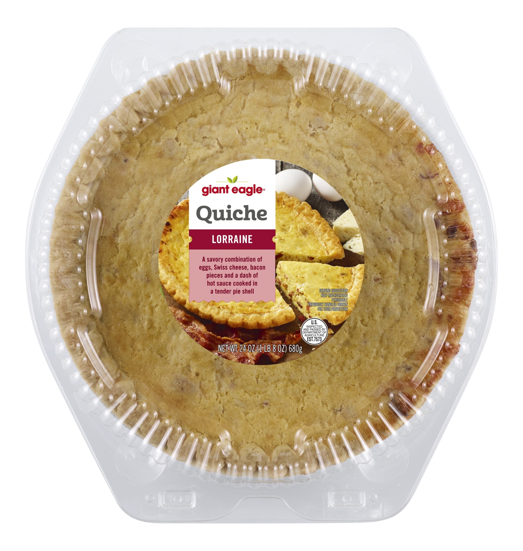 slide 1 of 1, Ge Quiche Lorraine, 1 ct
