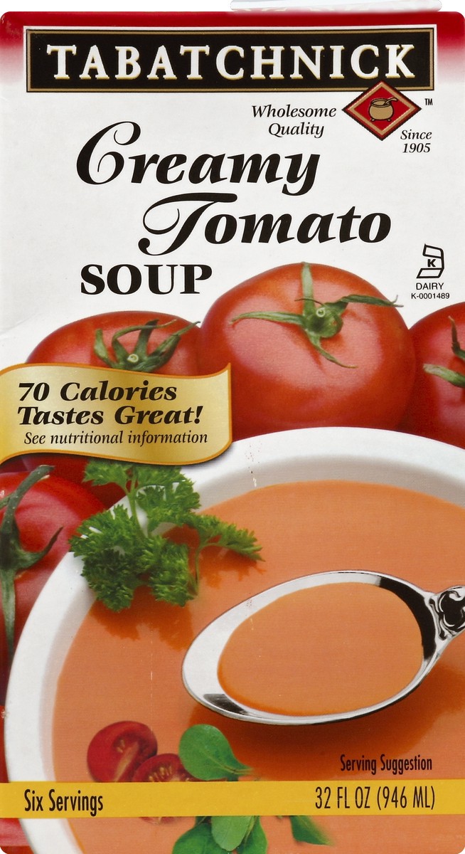 slide 4 of 4, Tabatchnick Creamy Tomato Soup, 32 fl oz