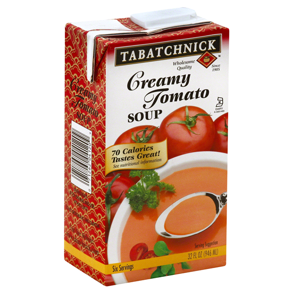 slide 1 of 1, Tabatchnick Creamy Tomato Soup, 32 fl oz