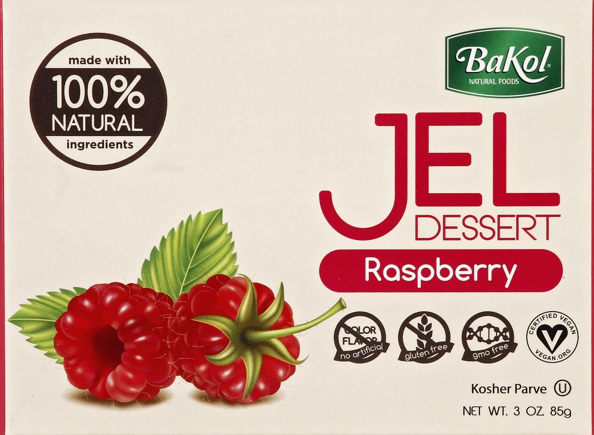 slide 1 of 5, BaKol Raspberry Jel Dessert, 1 ct