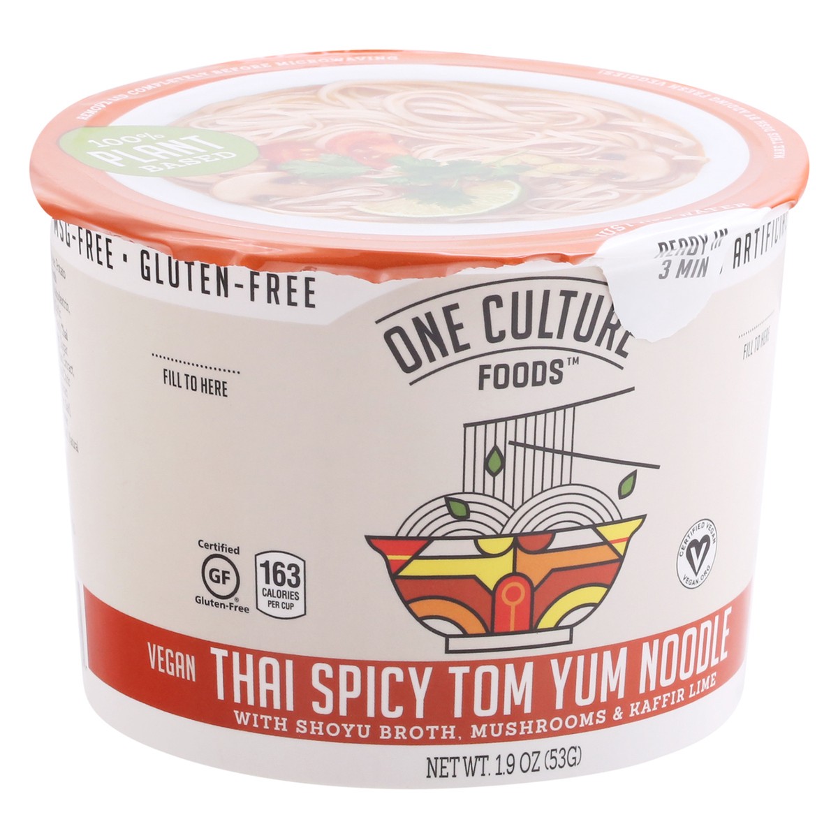 slide 12 of 12, One Culture Foods Thai Spicy Tom Yum Noodle 1.9 oz, 1.9 oz