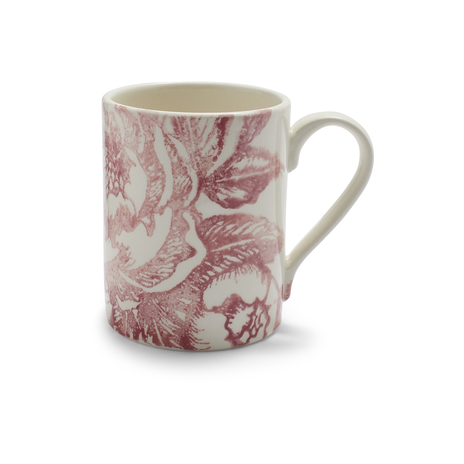 slide 1 of 1, Sur La Table Damask Peony Mug, Rose, 16 oz