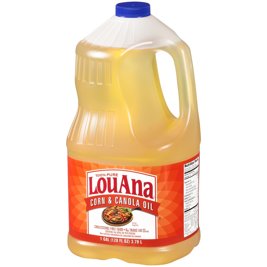 LouAna All Natural Canola Corn Oil Of Saturated Fat 128 oz Shipt