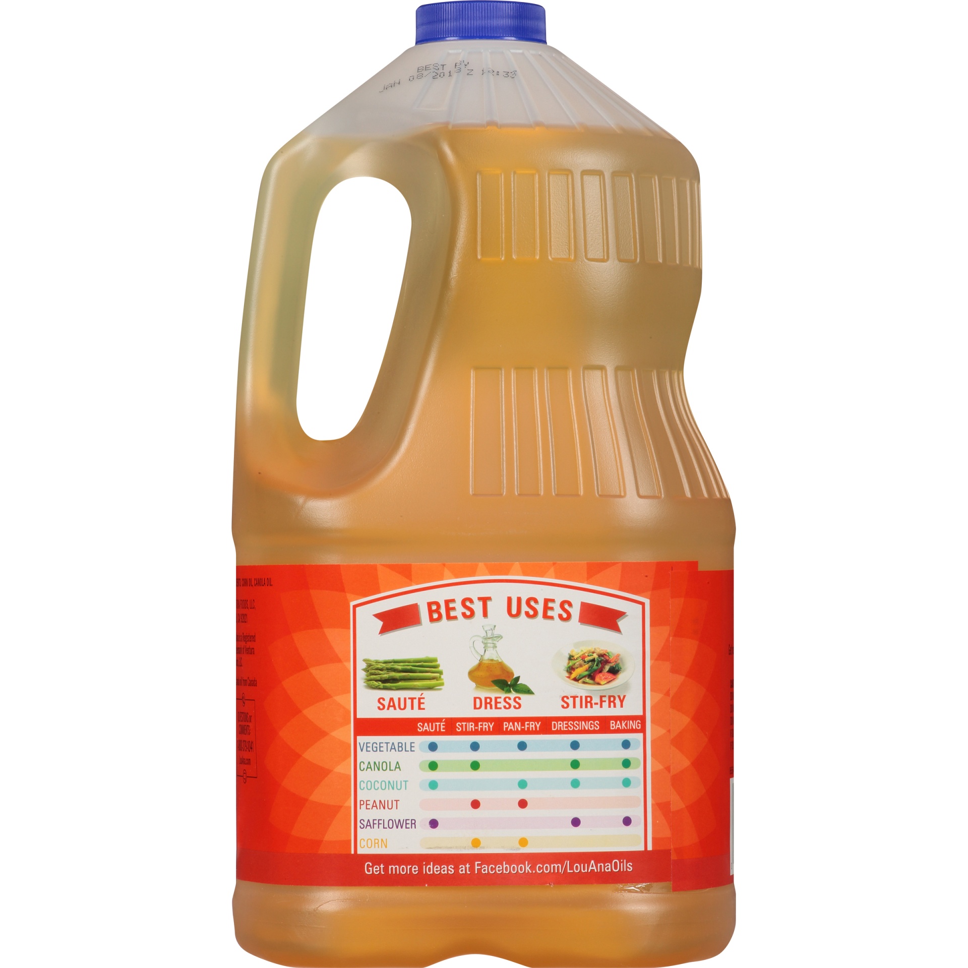 LouAna All Natural Canola Corn Oil Of Saturated Fat 128 oz Shipt