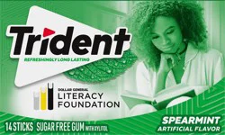 Trident Sugar Free Spearmint Gum with Xylitol 14 Sticks