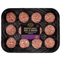 Private Selection Roasted Garlic Basil & Romano Meatballs