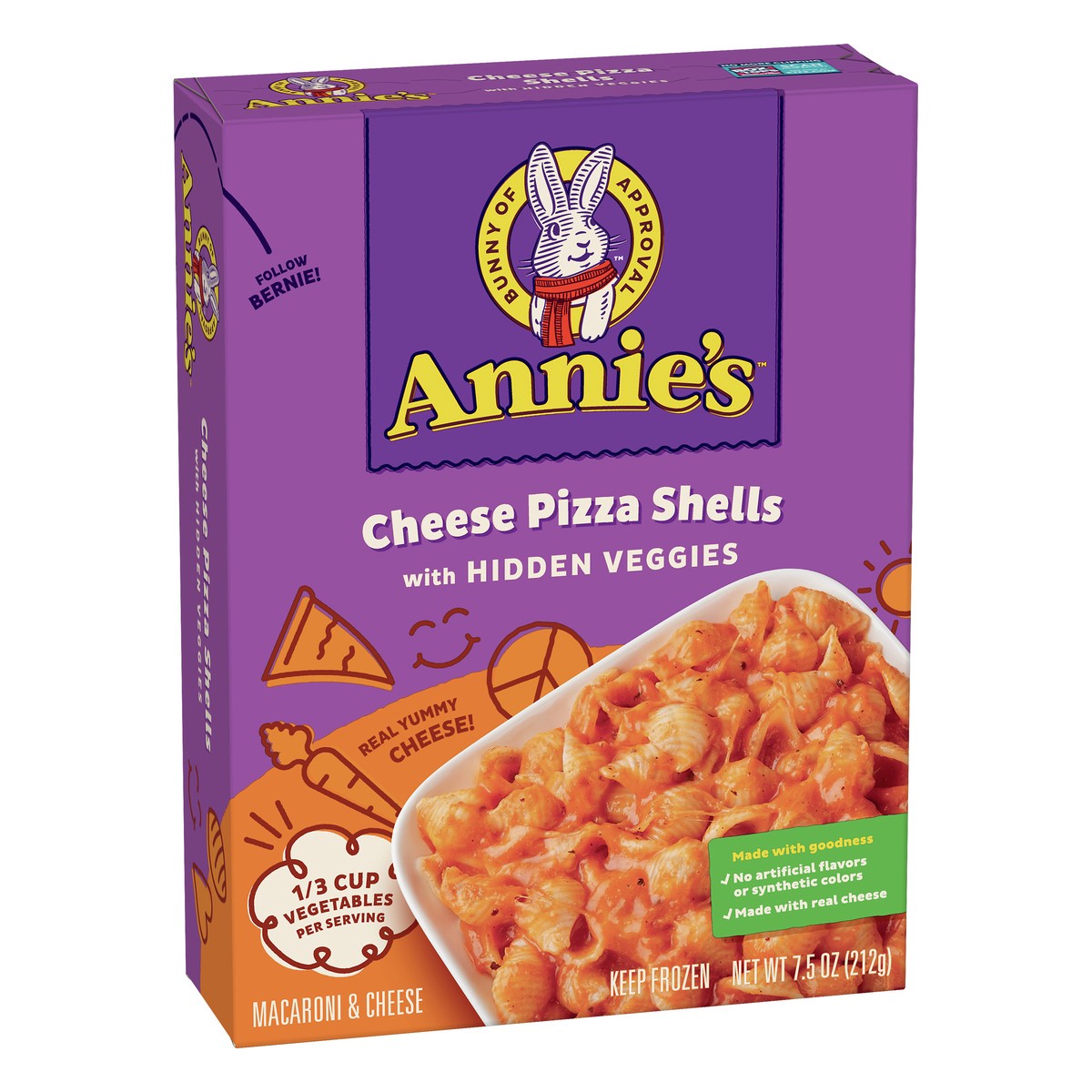 slide 4 of 13, Annie's With Hidden Veggies Cheese Pizza Shells 7.5 oz, 1 ct