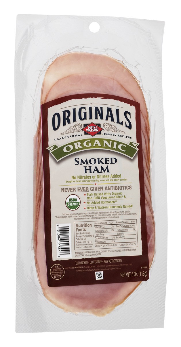 slide 2 of 11, Dietz & Watson Original Organic Smoked Ham, 4 oz