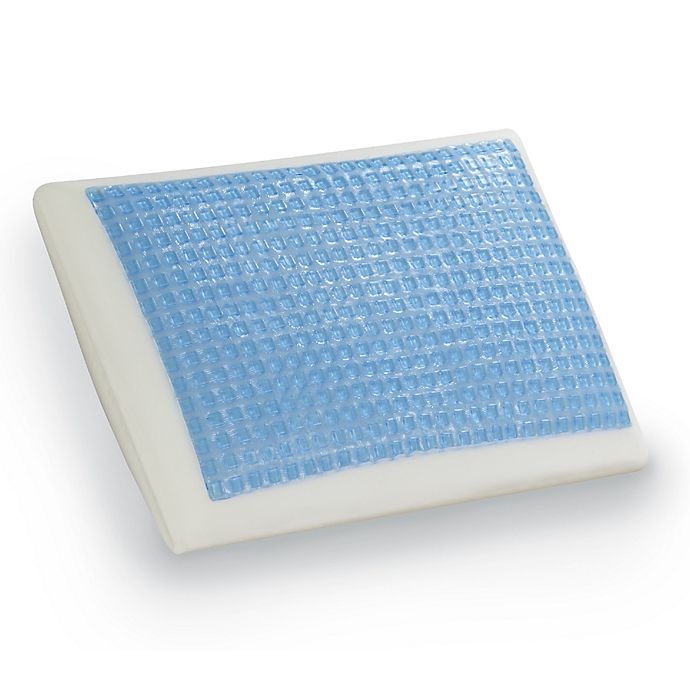 slide 1 of 5, Therapedic Cooling Gel and Memory Foam Standard/Queen Bed Pillow, 1 ct