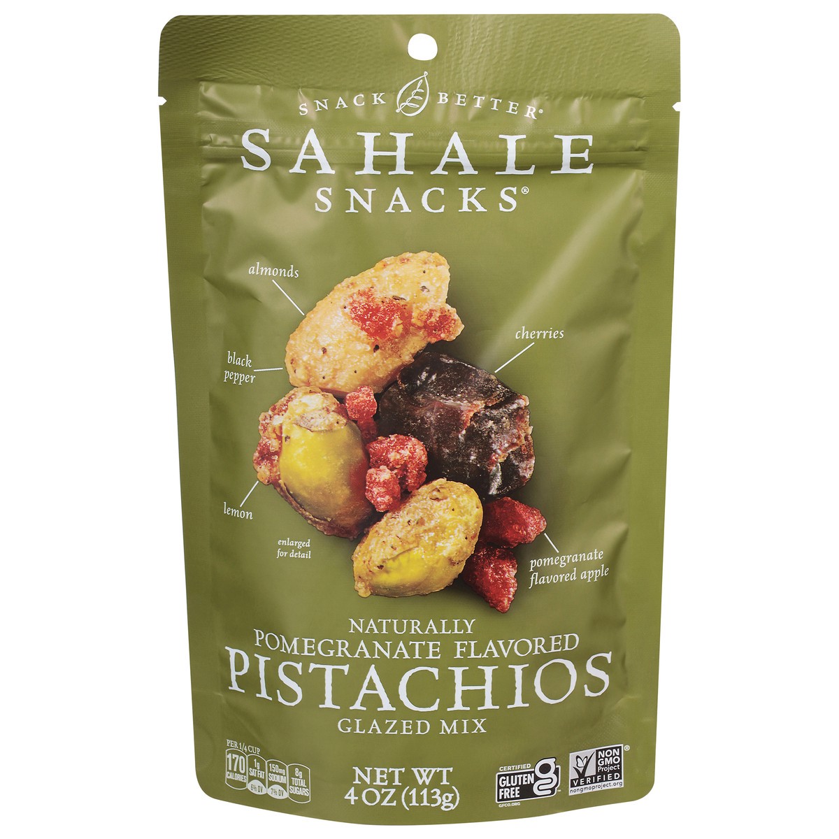 slide 1 of 4, Sahale Snacks Pomegranate Flavored Pistachios Glazed Mix 4 oz, 4 oz