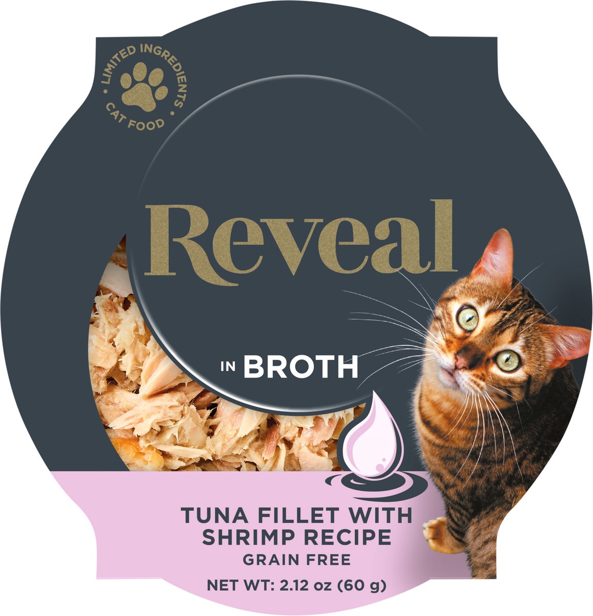 slide 3 of 3, Reveal Tuna Fillet with Shrimp, 2.12 oz