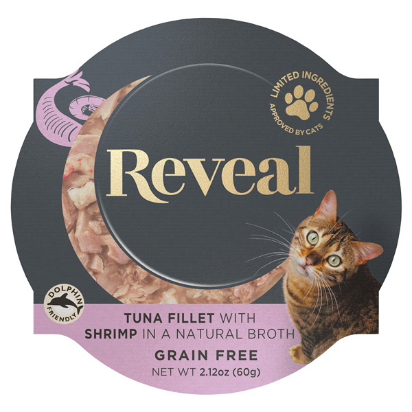 Reveal Cat Food Grain Free Tuna With Shrimp In A Natural Broth 2.12 oz