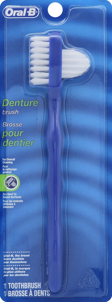 slide 1 of 3, Oral-B Denture Brush 1 ea, 1 ea