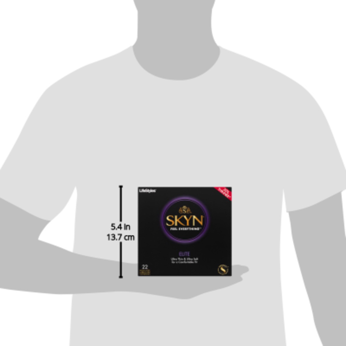 slide 4 of 9, SKYN Feel Everything Elite Non-Latex Lubricated Condoms 22 ea, 22 ct