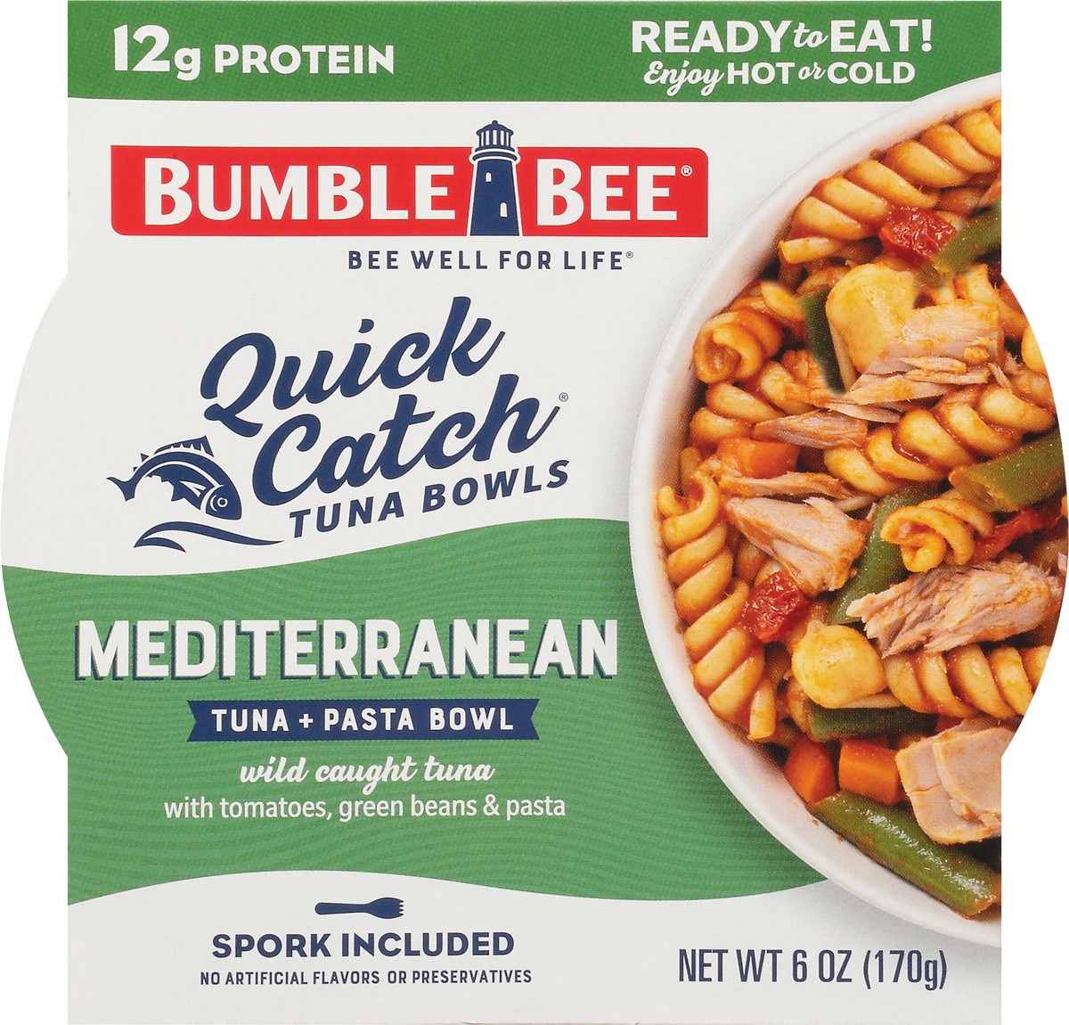 slide 7 of 10, Bumble Bee Quick Catch Mediterranean Tuna + Pasta Bowls, 6 oz
