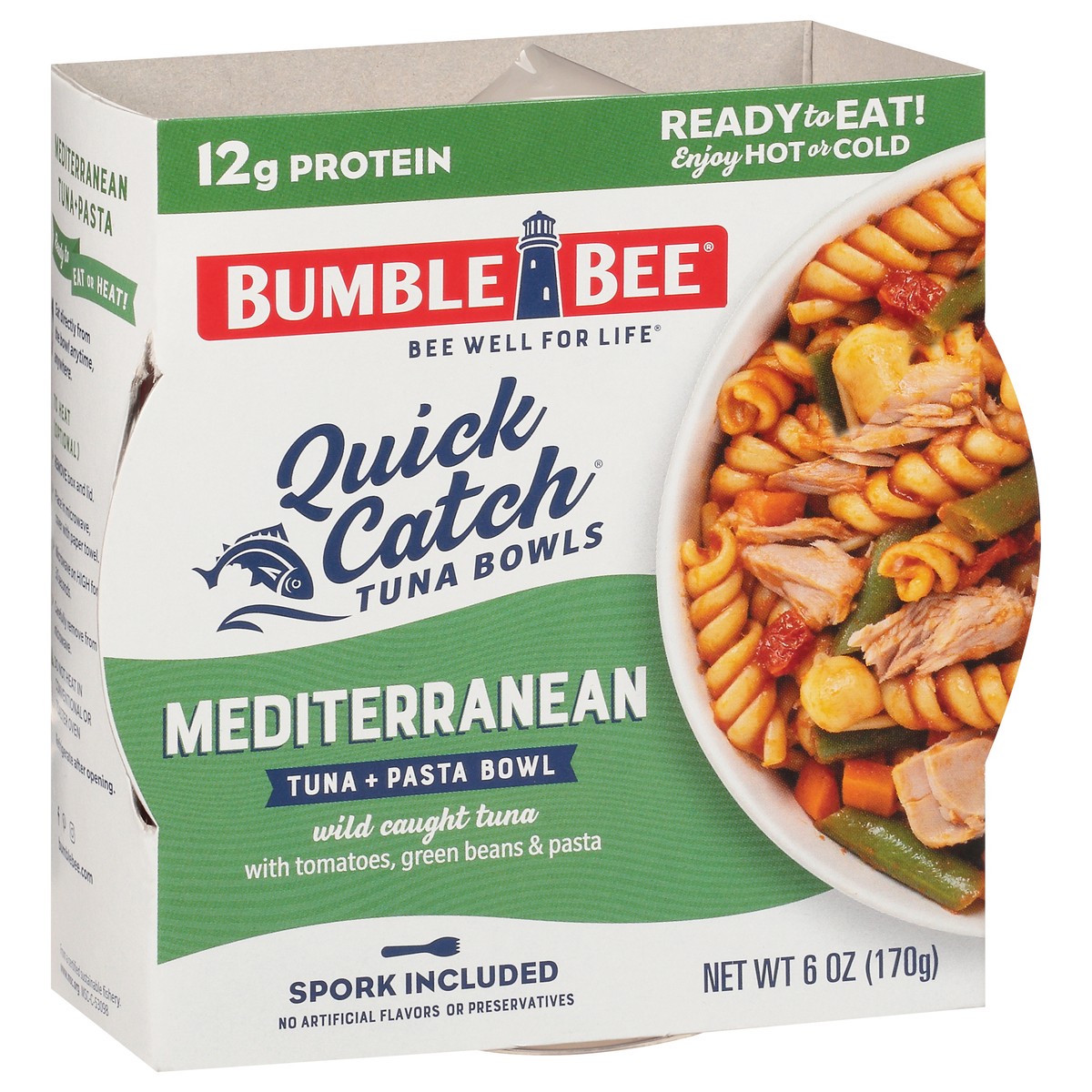 slide 5 of 10, Bumble Bee Quick Catch Mediterranean Tuna + Pasta Bowls, 6 oz