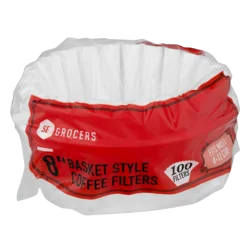 SE Grocers 8" Basket Style Coffee Filters
