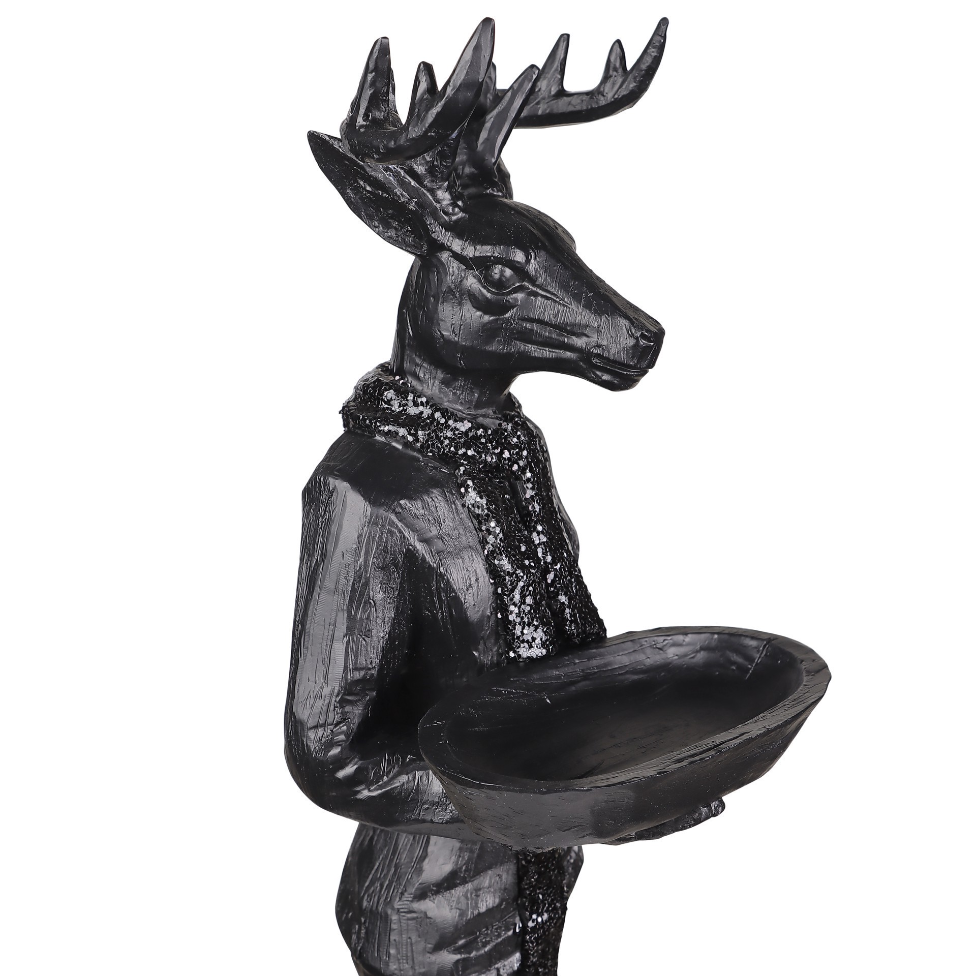 slide 7 of 7, 17.75" Black Deer Butler Tabletop Decor By Ashland, 6.25 in x 4.75 in x 17.75 in