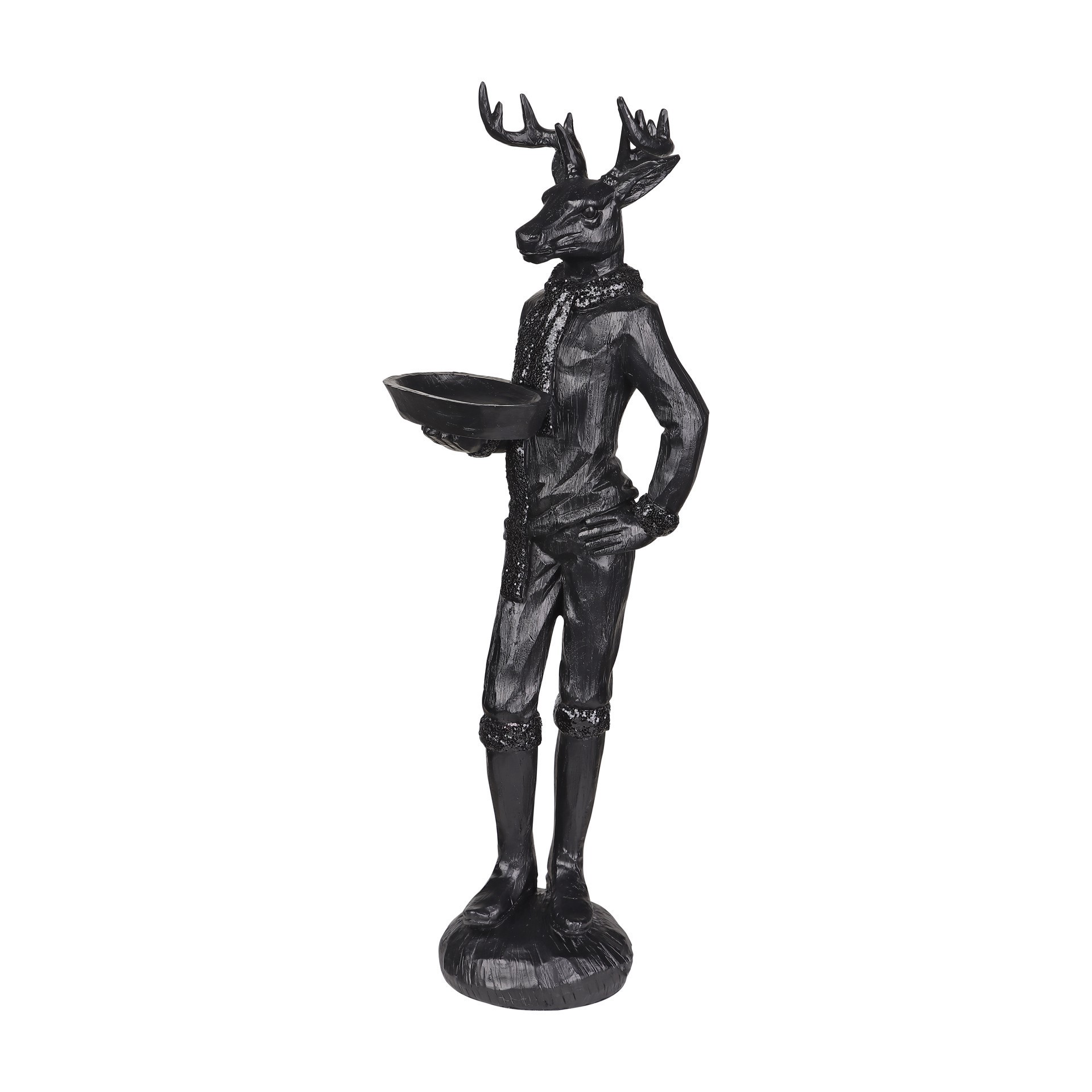 slide 6 of 7, 17.75" Black Deer Butler Tabletop Decor By Ashland, 6.25 in x 4.75 in x 17.75 in