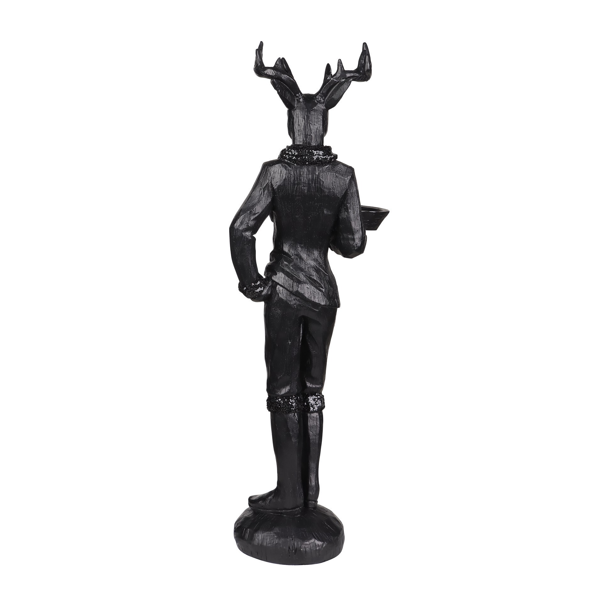 slide 5 of 7, 17.75" Black Deer Butler Tabletop Decor By Ashland, 6.25 in x 4.75 in x 17.75 in