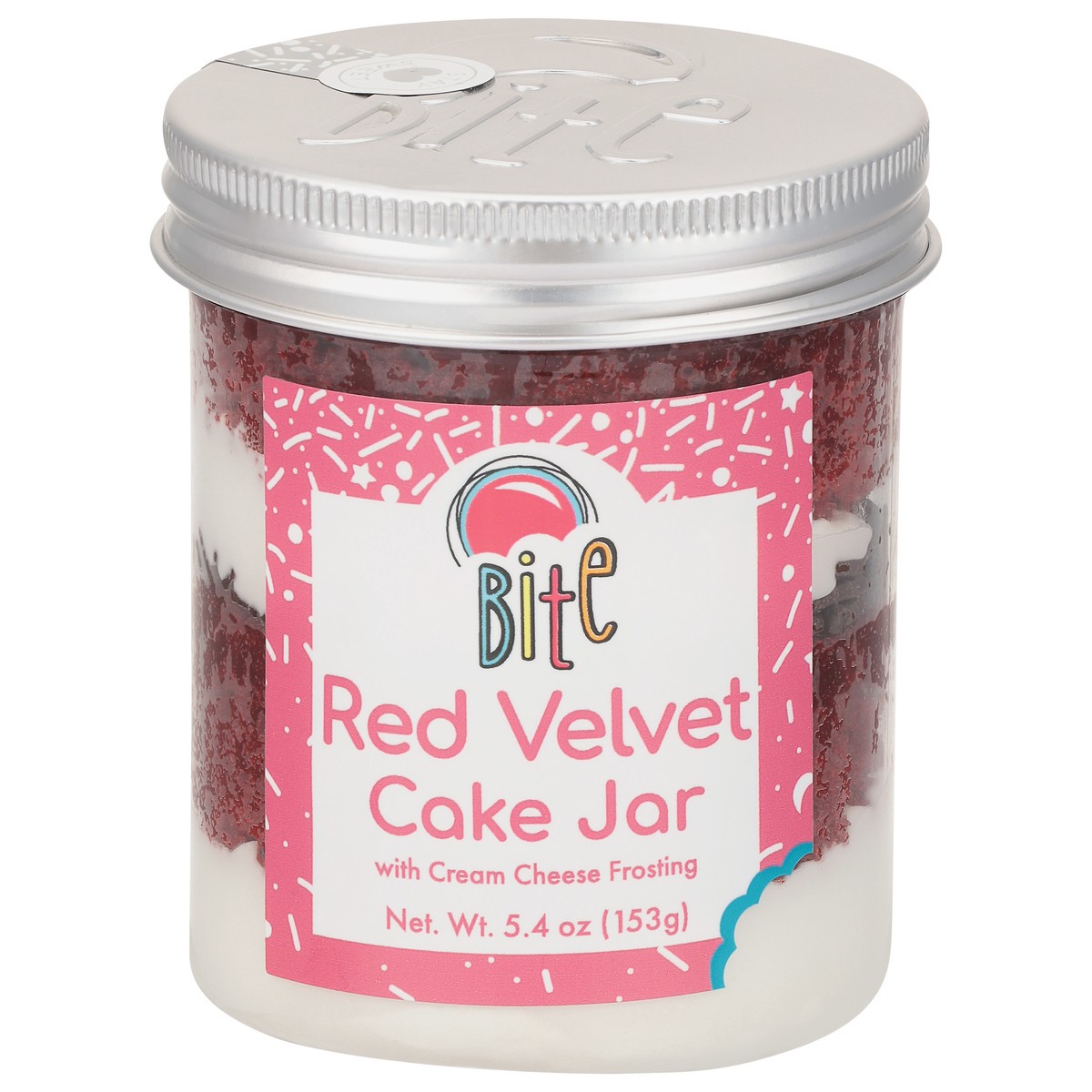 slide 7 of 14, Bite Cake In A Jar Red Velvet, 5.4 oz