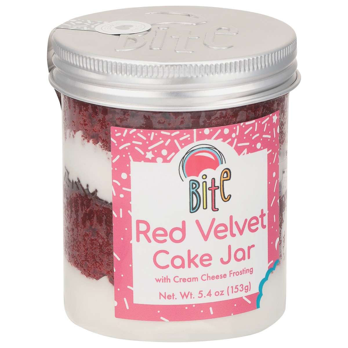 slide 9 of 14, Bite Cake In A Jar Red Velvet, 5.4 oz