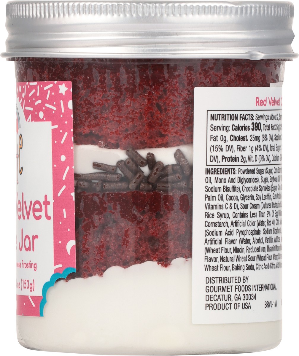 slide 12 of 14, Bite Cake In A Jar Red Velvet, 5.4 oz