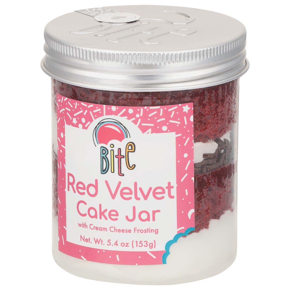 slide 5 of 14, Bite Cake In A Jar Red Velvet, 5.4 oz