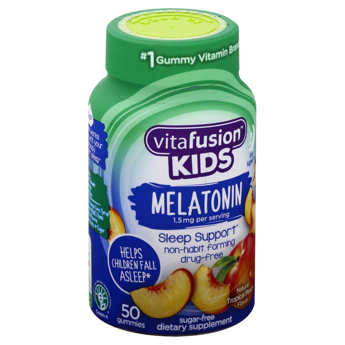slide 4 of 9, vitafusion Kids Melatonin Gummy Vitamins, 50ct, 50 ct