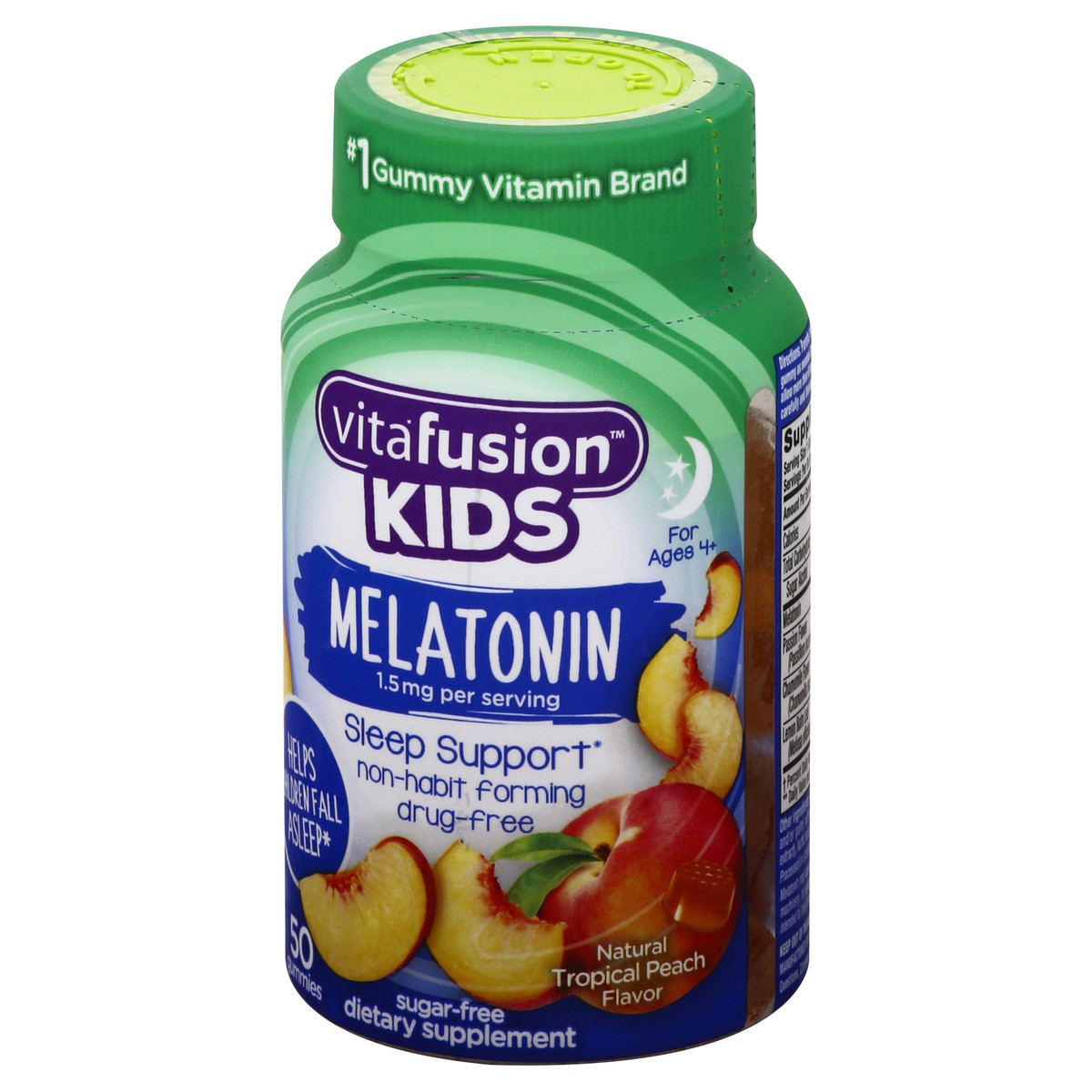 slide 7 of 9, vitafusion Kids Melatonin Gummy Vitamins, 50ct, 50 ct