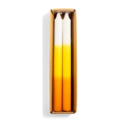 Candy Corn Taper Candles