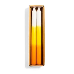 Candy Corn Taper Candles