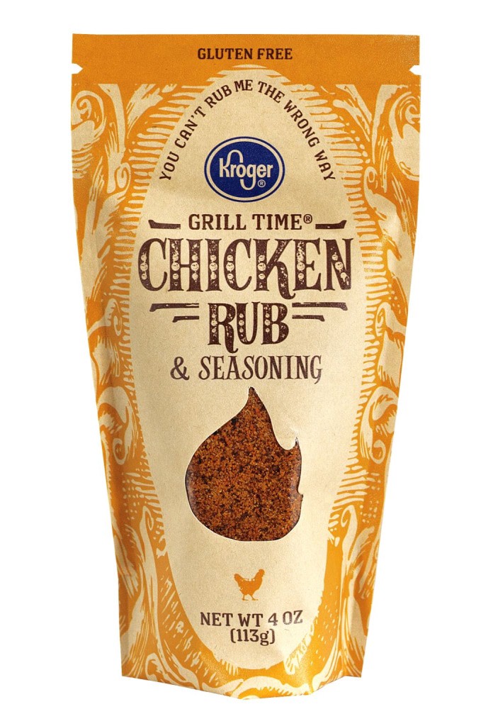 slide 1 of 1, Kroger Grill Time Chicken Rub & Seasoning, 4 oz