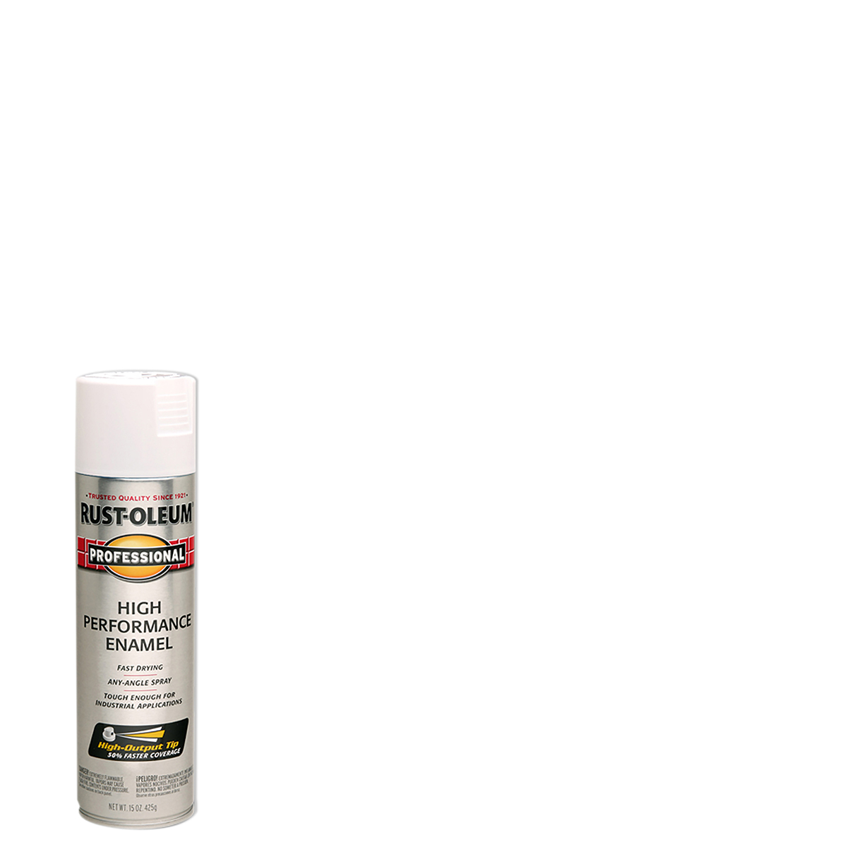 slide 1 of 9, Rust-Oleum Professional Enamel Spray Paint - 7592838, Gloss White, 15 oz