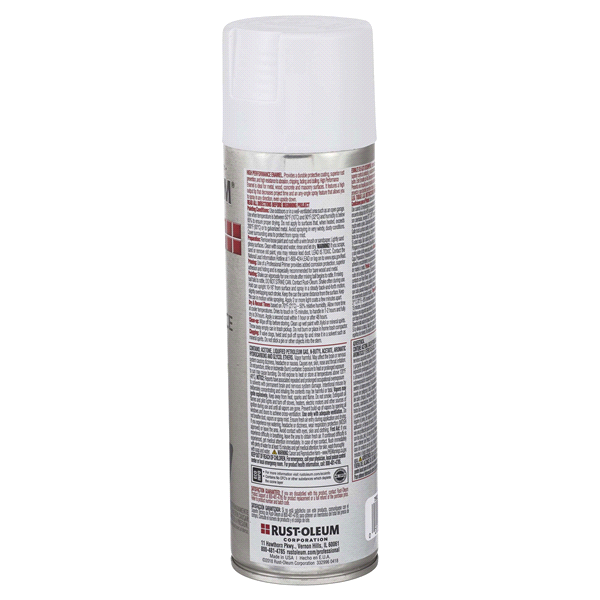 slide 9 of 9, Rust-Oleum Professional Enamel Spray Paint - 7592838, Gloss White, 15 oz