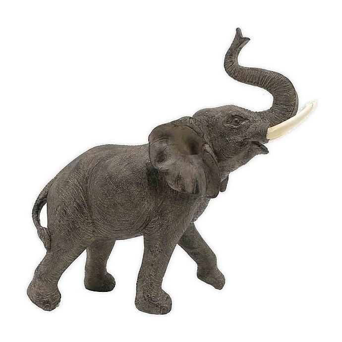 slide 1 of 6, Global Caravan Elephant Statue - Grey, 1 ct