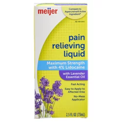 Meijer Lidocaine Roll On w/Lavender