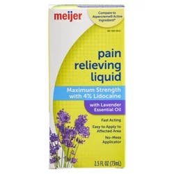 Meijer Lidocaine Roll On w/Lavender