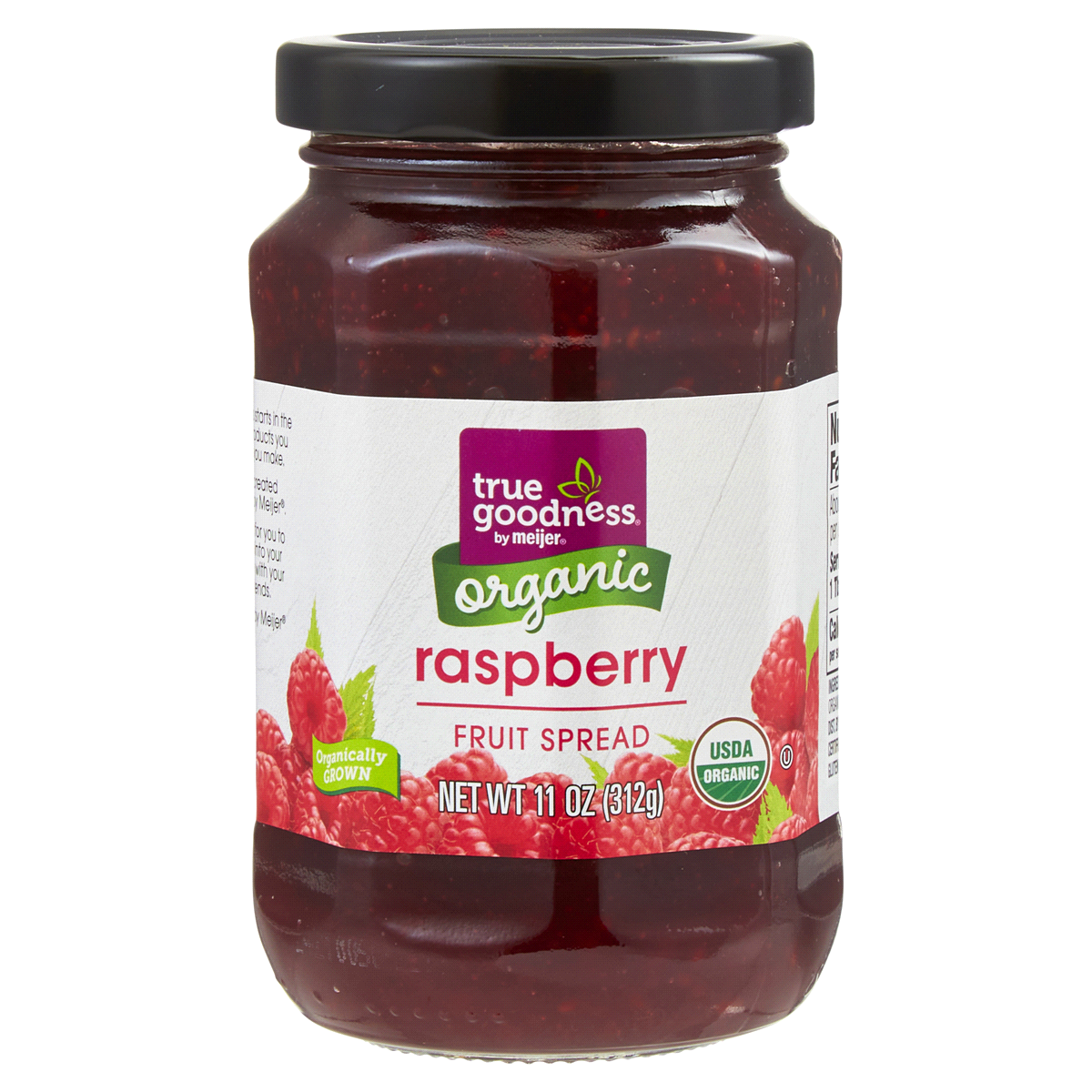 slide 1 of 3, True Goodness Organic Raspberry Fruit Spread, 11 oz