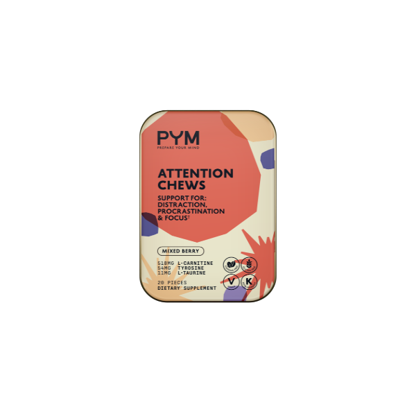 slide 1 of 1, PYM Mixed Berry Attention Chews 20 ea, 20 ct