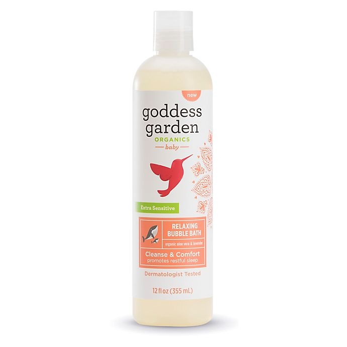 slide 1 of 1, Goddess Garden Organics Relaxing Bubble Bath, 12 oz