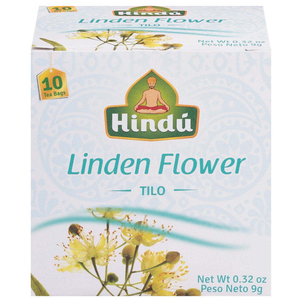 slide 1 of 1, Hindu Linden Flower Tea 10 Tea Bags, 10 ct