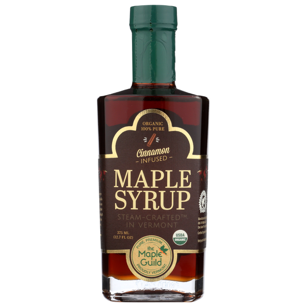 slide 1 of 1, The Maple Guild Organic Cinnamon Infused Maple Syrup Seasonal, 375 ml