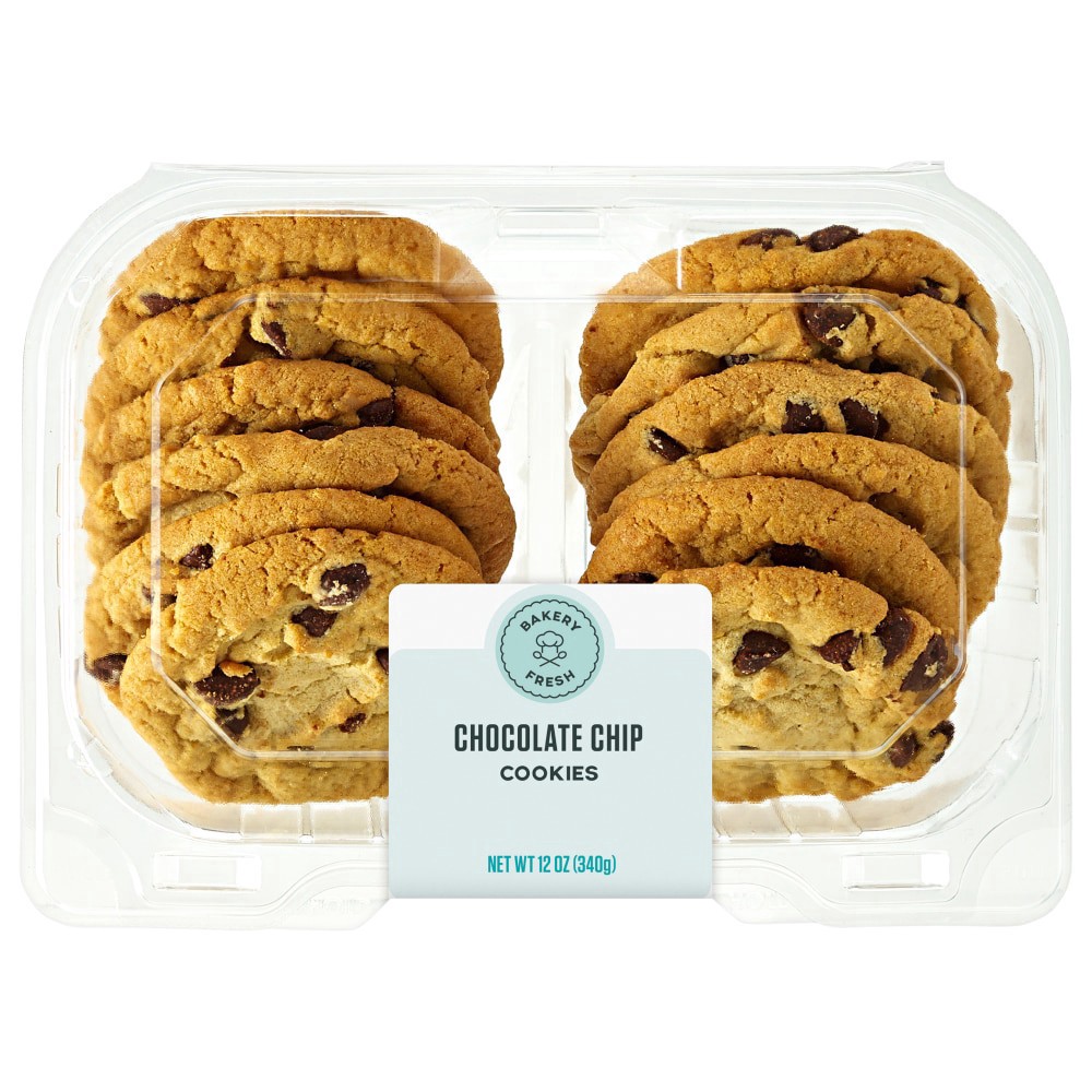 slide 2 of 2, Bakery Fresh Chocolate Chip Cookies, 12 oz