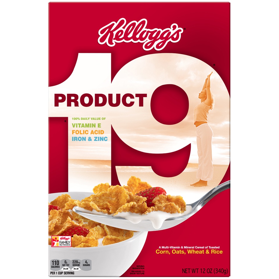 slide 1 of 1, Kellogg's Cereal, 12 oz