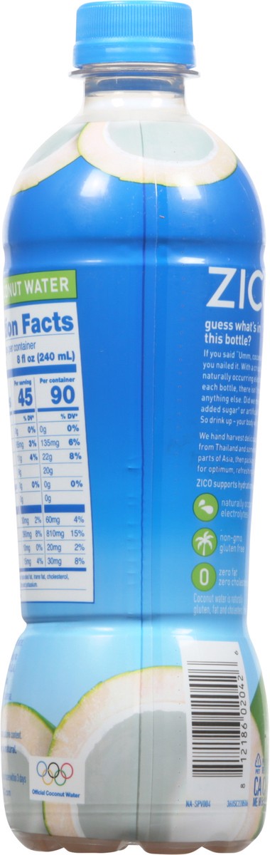 slide 7 of 11, Zico 100% Natural Coconut Water - 16.9 fl oz, 16.9 fl oz