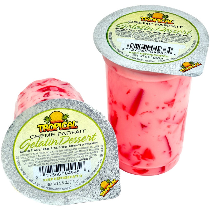 slide 1 of 1, Tropical Creme Parfait Gelatin Dessert, 5.5 oz